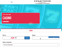 Tablet Screenshot of hollywoodcasinokansas.com